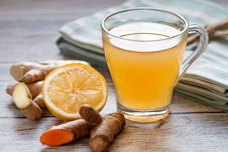 Ginger tea is a medicinal drink that increases potency in a man's diet