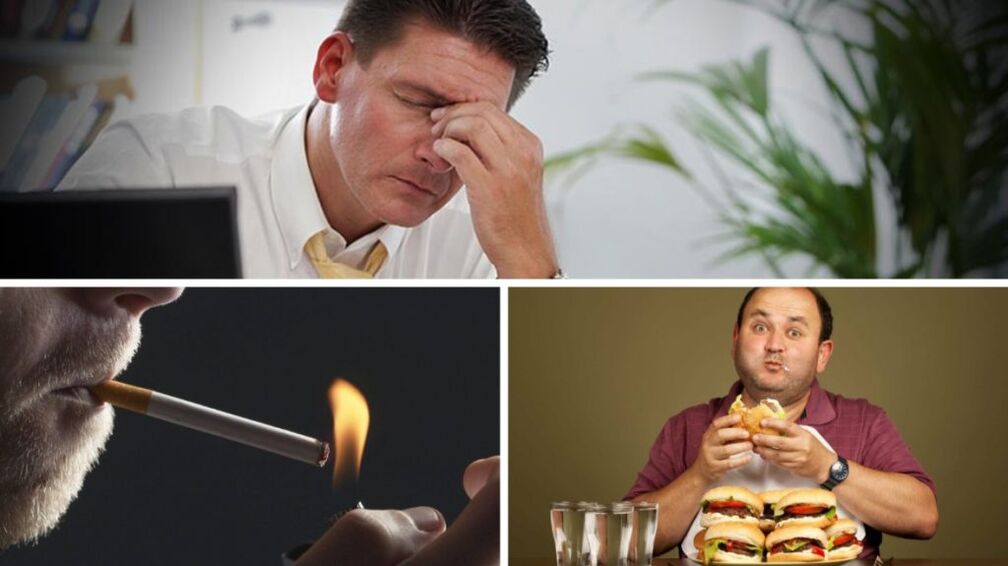 Factors that worsen male potency are stress, smoking, poor diet