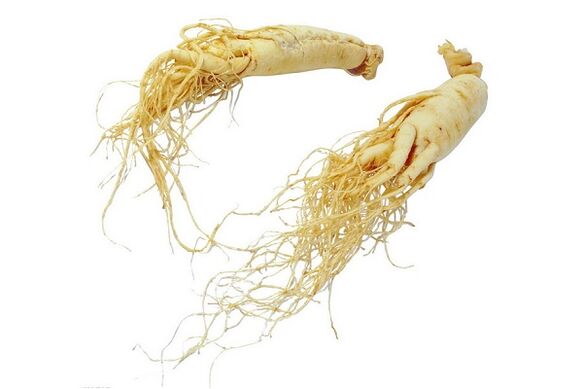 Ginseng root is a folk remedy for increasing male potency